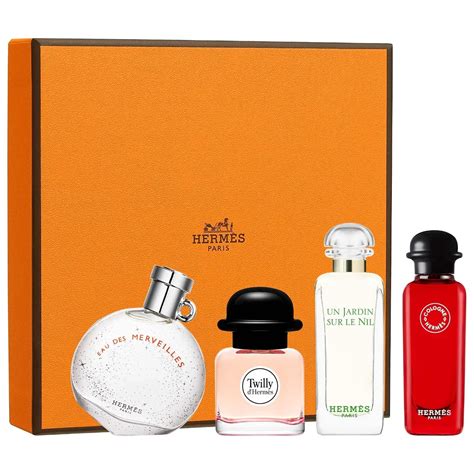 hermes miniature perfume gift set